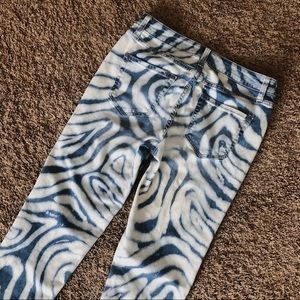 GROOVY PATTERN DENIM JEANS